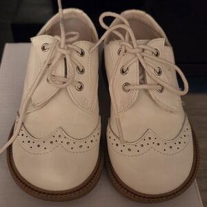 Dream Pairs Cream Kids Dress Shoes